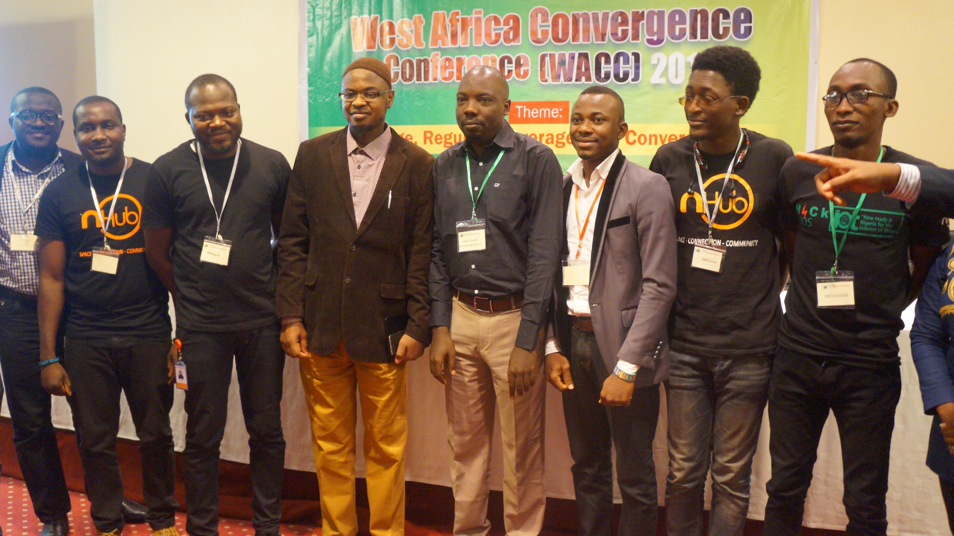 DG of NITDA, Dr Isa Ali Ibrahim Pantami and startups from Jos at WACC 2016