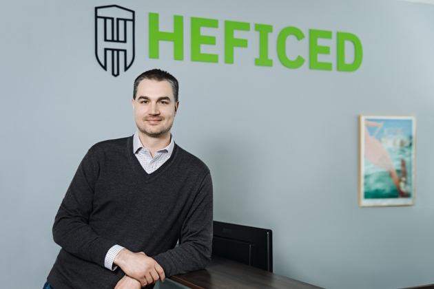 Vincentas Grinius, CEO and co-founder of Heficed