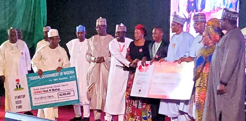 eNigeria: Buhari honours Nigeria startup lights at GITEX 2019, affirms faith in young people