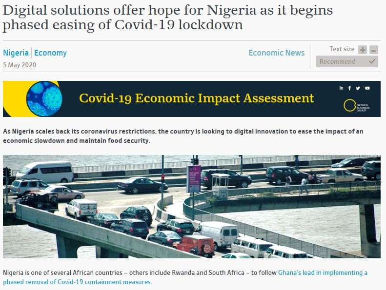 Digital solutions for Nigeria